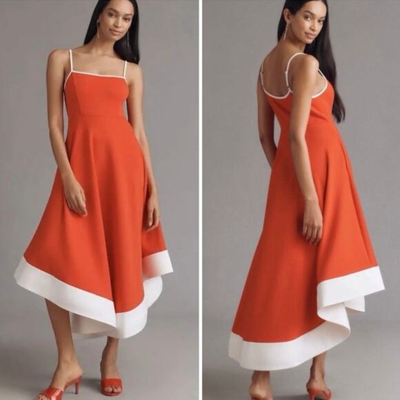 Anthropologie Dresses & Skirts - Anthropologie Maeve Color-block Flare Midi Dress
